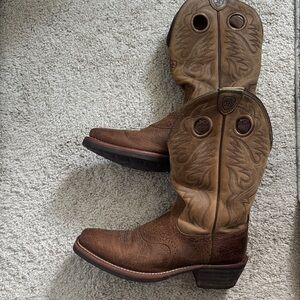 Ariat Men's Tan and Brown Western Boots